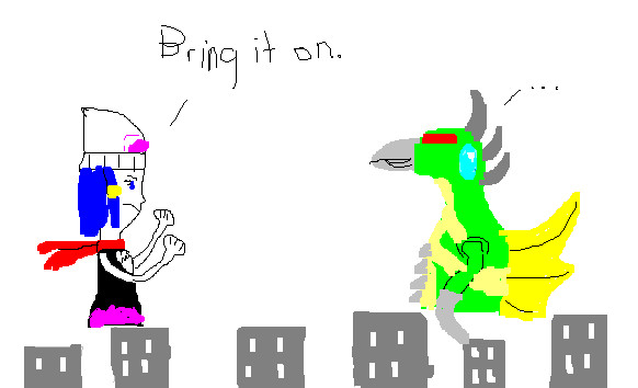 Hikari_vs__Gigan_by_CrossoverShipper151