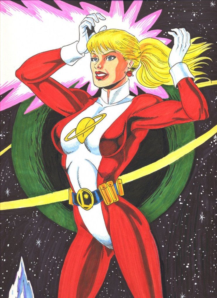 color Saturn Girl