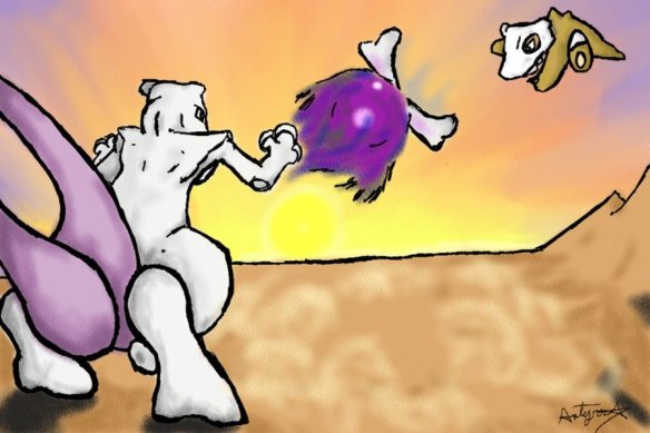 mewtwo_vs_cubone_by_lumoroske-d4mth07
