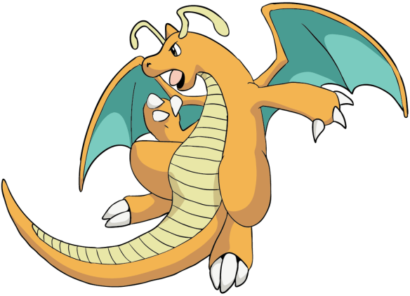 Random_Anime_style_Dragonite_by_Chibi_Pika