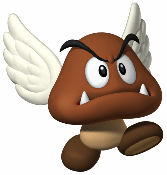 SMG2 para goombas
