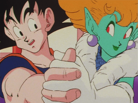 Goku_and_Princess_Snake_dance