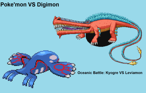 Kyogre can also eat Leviamon