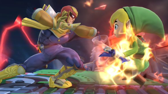 Captain Falcon Toon Link